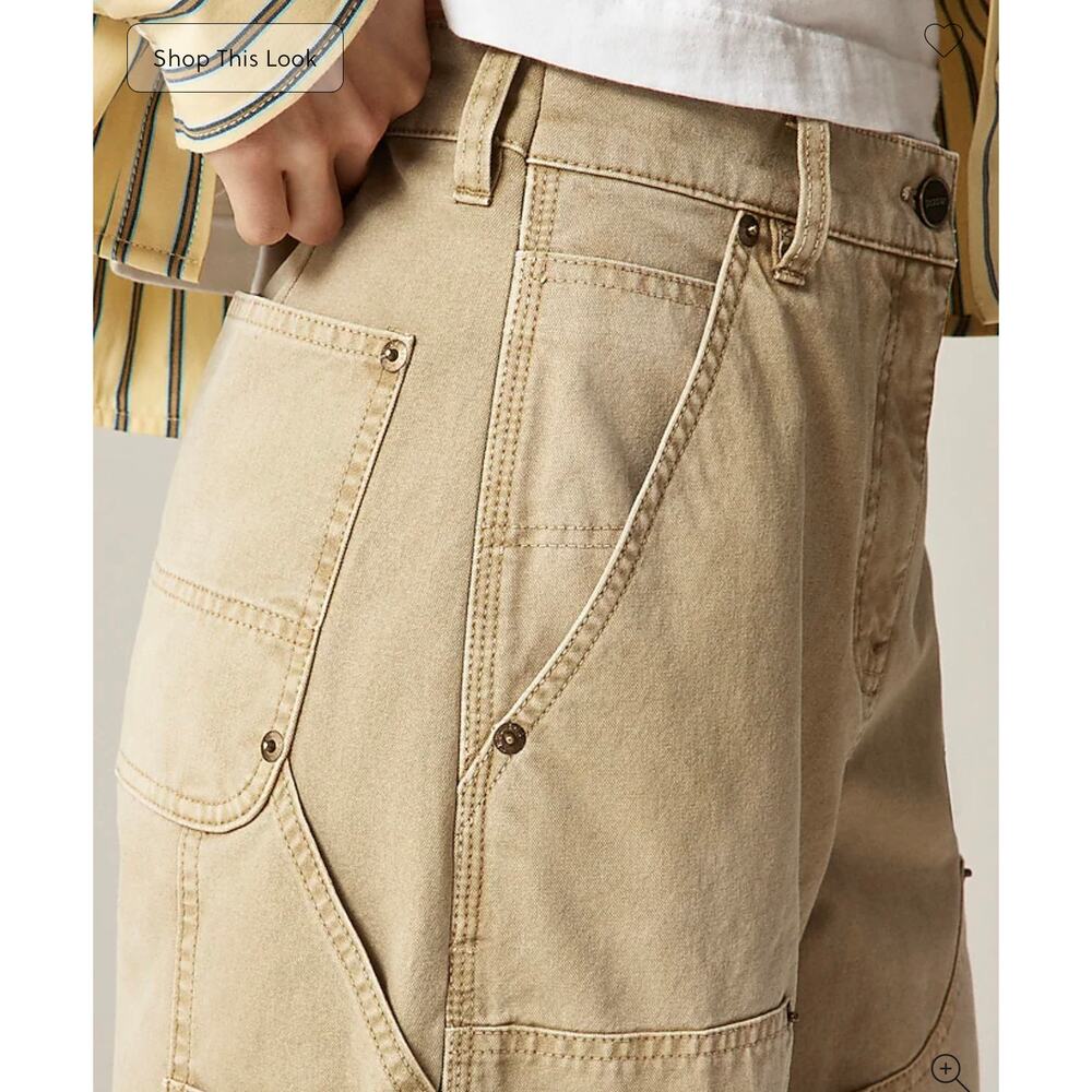 J. Crew Painter pant in cotton canvas Beige Buckthorn NWT size 31 - Picture 2 of 8